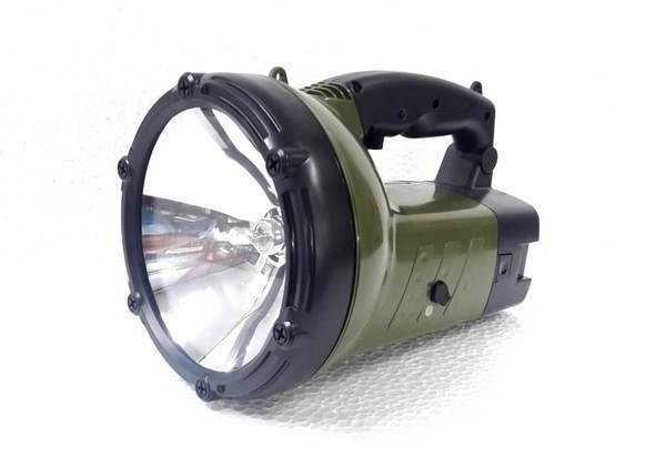 Detec™ 55 Watt Searchlight - Halogen - Rechargeable Search Light / Torch (Model: DSL-011)