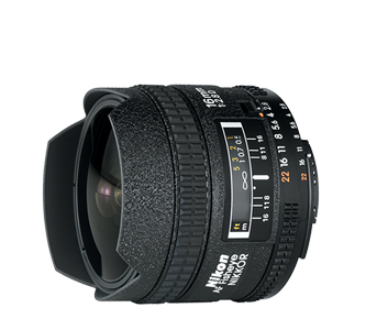 Open Box Unused Nikon AF Nikkor 16mm F/2.8 D Fisheye Lens for Nikon