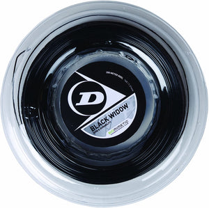 Dunlop Sports 200M/660' Black Reel Widow Tennis String