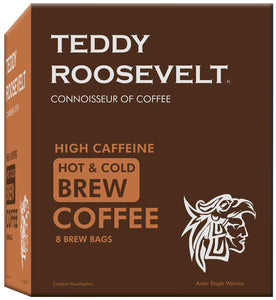 Teddy Roosevelt Hot & Cold Brew Coffee 8 Sachets - 100g