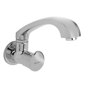 Parryware G4777A1 Droplet (Quarter Turn Range) Wall Mounted Sink Cock with Casted Brass Spout
