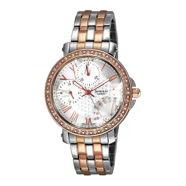 CASIO SHE-4534PGL-1AUDF Sheen Analog Watch - For Women - Buy CASIO  SHE-4534PGL-1AUDF Sheen Analog Watch - For Women SH221 (SHE-4534PGL-1AUDF)  Online at Best Prices in India | Flipkart.com