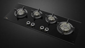 Hafele Vortex 000 100 Cm Built In 4 Brass Burners Gas Hob