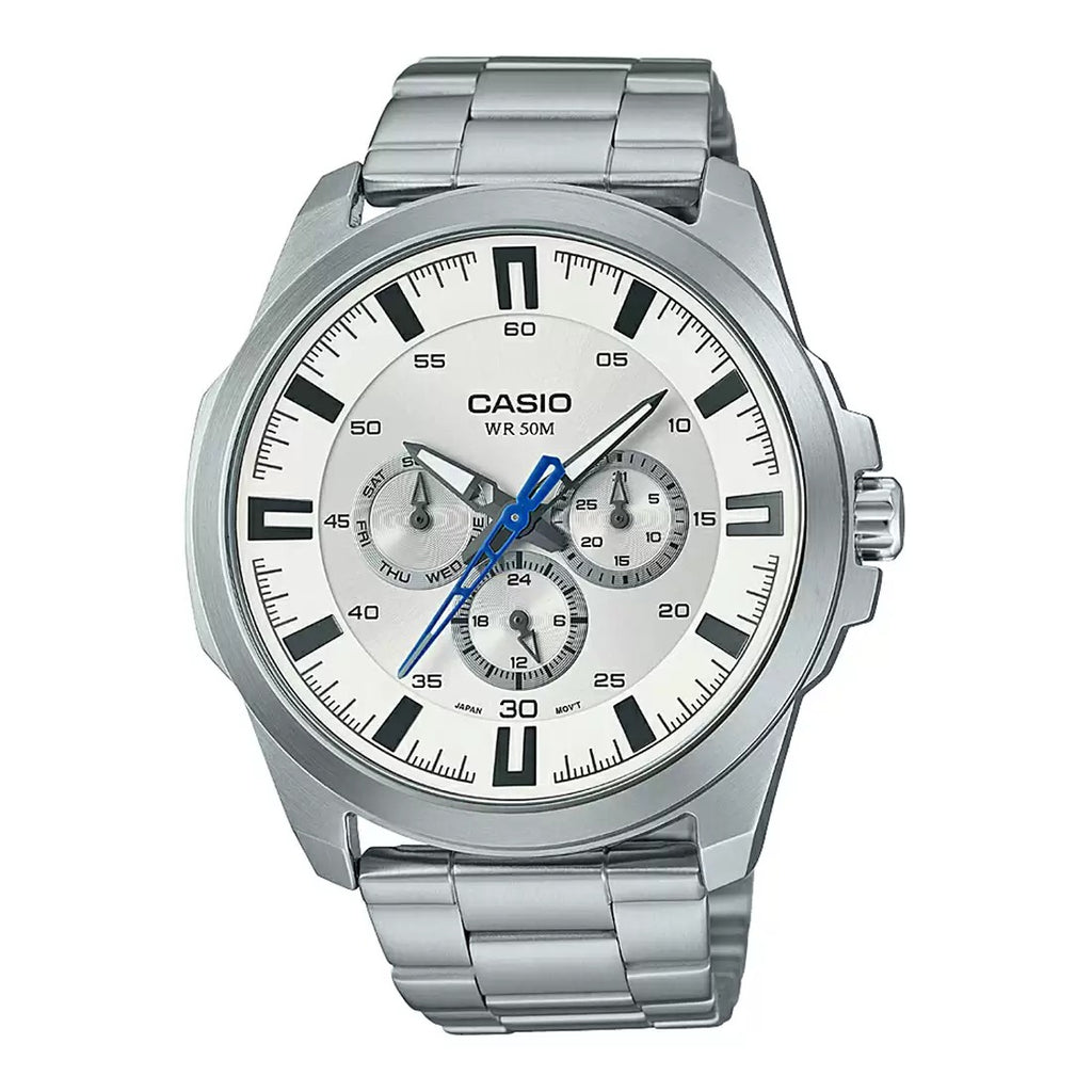 Casio Enticer Analog White Dial Men's Watch MTP SW310D 7AVDF A1310