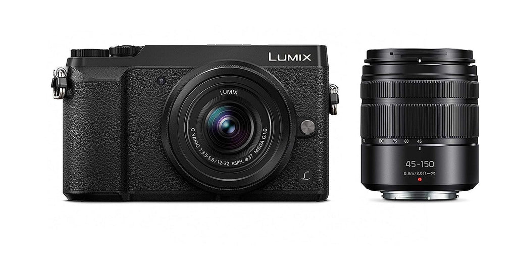 Used Panasonic Lumix GX85 Camera with 12-32mm and 45-150mm Lens Bundle