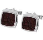 Load image into Gallery viewer, Pre Owned Montblanc Classic Brown Cufflink 101378
