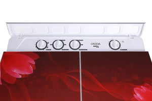 ओनिडा 8.5 किलोग्राम सेमी-ऑटोमैटिक टॉप लोडिंग वॉशिंग मशीन (S85GCM, सफेद)