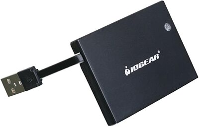 Iogear Portable Smart Card Reader TAA Compliant GSR203 Black