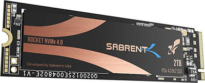 Sabrent 2TB Rocket NVMe 4.0 Gen4 PCIe M.2 Internal SSD Extreme Performance Solid State Drive