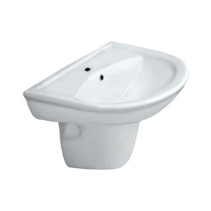 Jaquar Wall Hung Basin With Half Pedestal OPS-WHT-15801