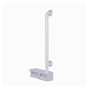 Parryware T6808A1 L Shape Support Bar with Shelf (700mm)