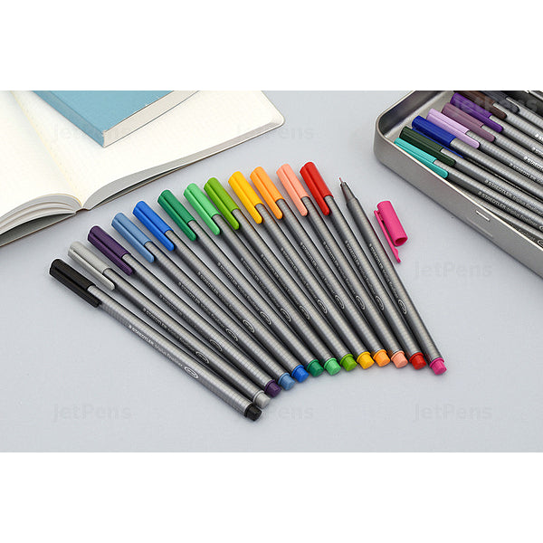 Detec™ STAEDTLER Triplus Fine liner pen ( available in 48 clrs ) (Pack of 3)