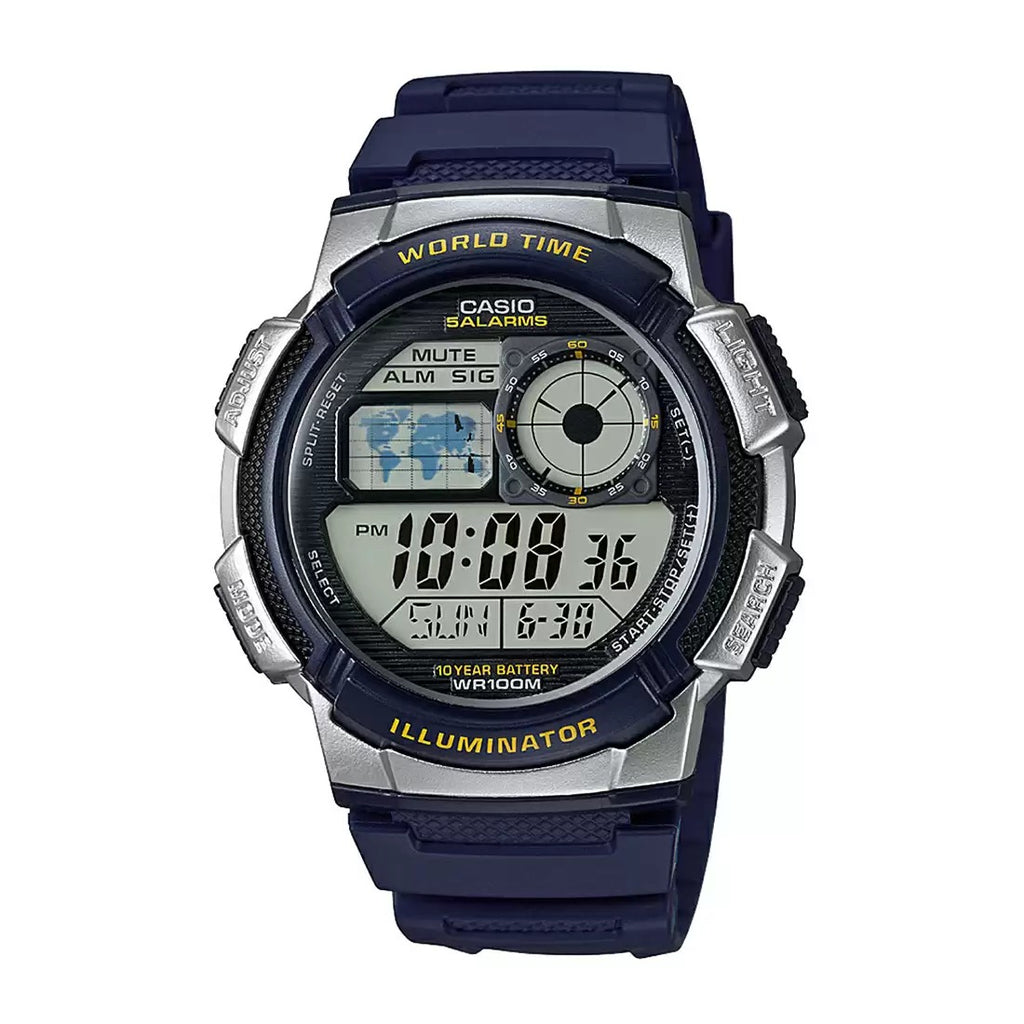 Casio Youth AE 1000W 2AVDF D118 Blue Digital Unisex Watch