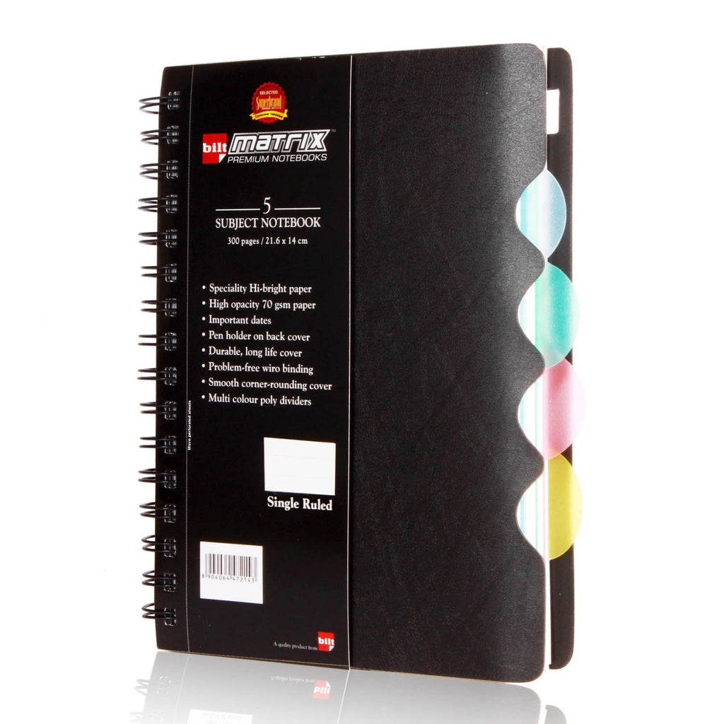 Hans Spiral 400 Pages Ruled Notebook Pack of 2