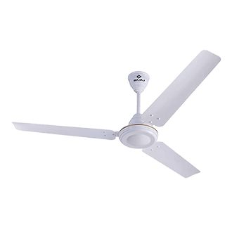 Bajaj Kassels Star 1200 mm White Ceiling Fan