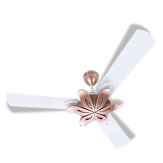 Bajaj Floweret AVAB 1200mm Full Aluminium Body Ceiling Fan With Anti-Bacterial Coating (Duck White)