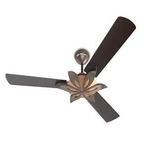 Bajaj Floweret AVAB 1200mm Full Aluminium Body Ceiling Fan With Anti-Bacterial Coating (Chocolate Brown)