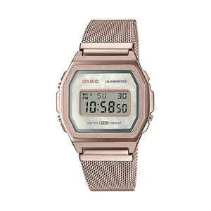 Casio Vintage Digital A1000MCG 9EF D195 Rose Gold Digital Unisex Watch