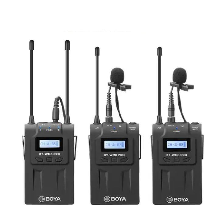 Boya by Wm8 Pro K2 Uhf Dual Channel Wireless Microphone System