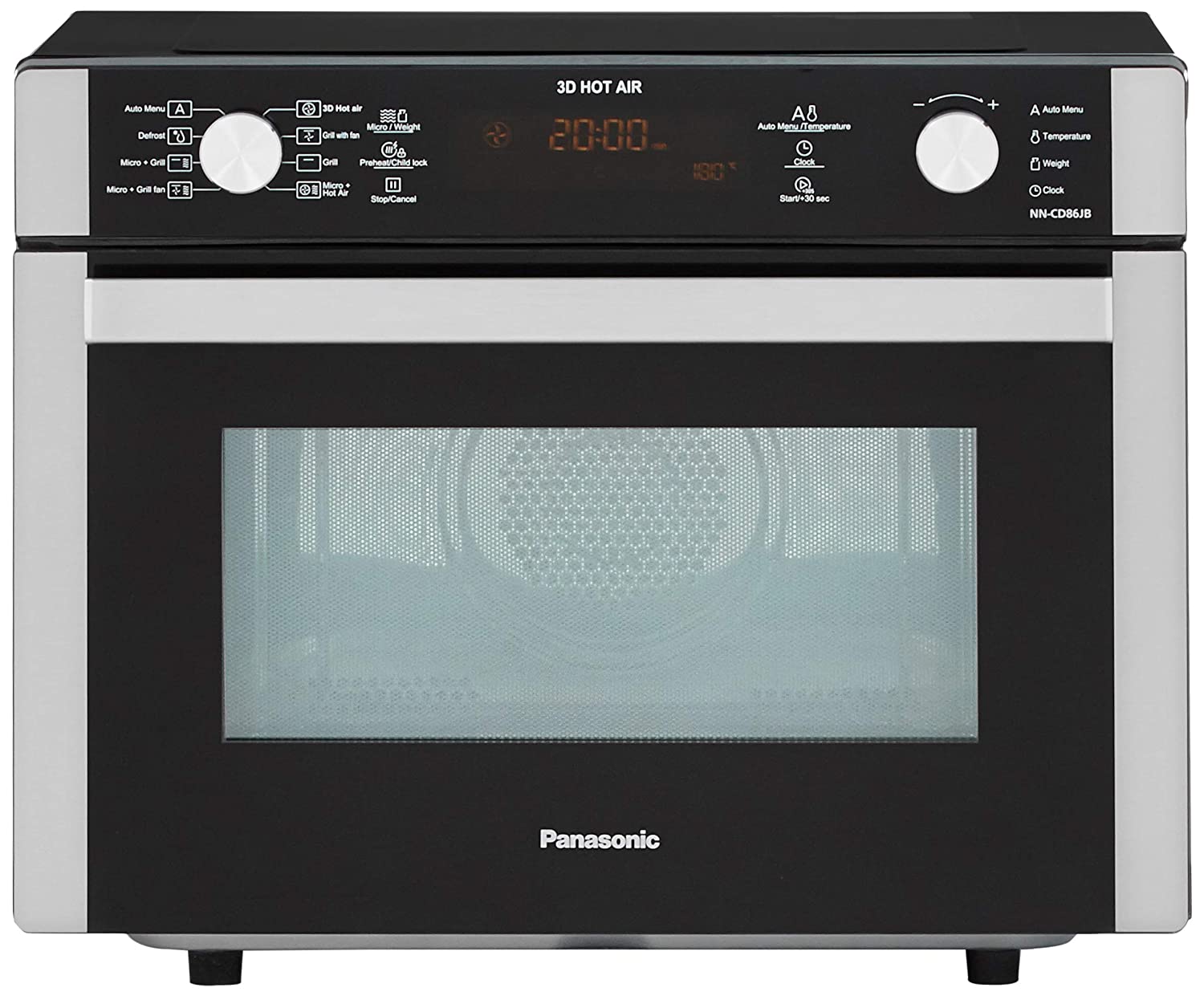 Panasonic 34 L Convection Microwave Oven Nn-cd86jbfdg Black