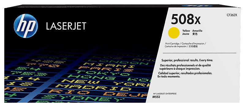 एचपी 508एक्स येलो कॉन्ट्रैक्ट लेजरजेटटोनर कार्ट्रिज