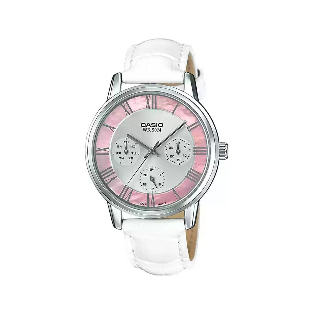 Casio Enticer Ladies LTP E315L 7A1VDF A1248 White Analog Women's Watch