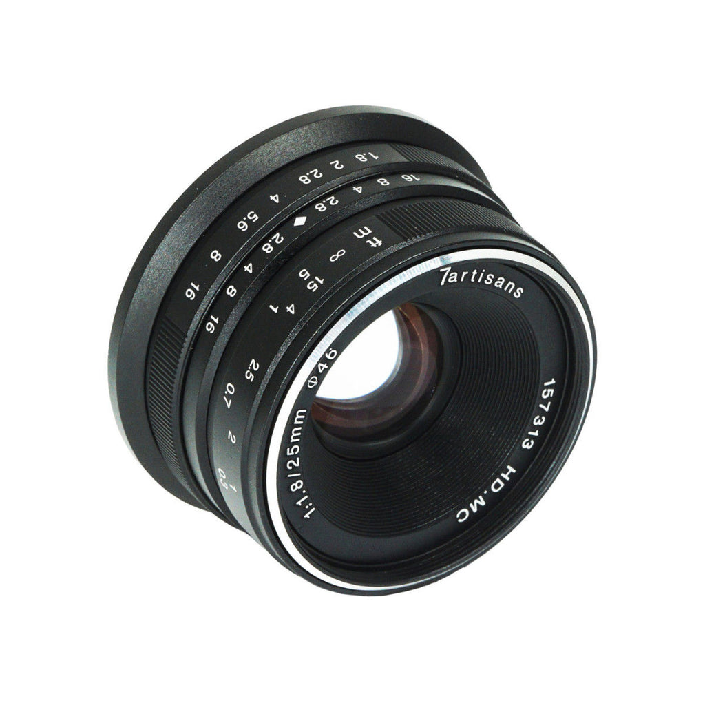 7artisans 25mm F 1.8 Lens Sony E Black
