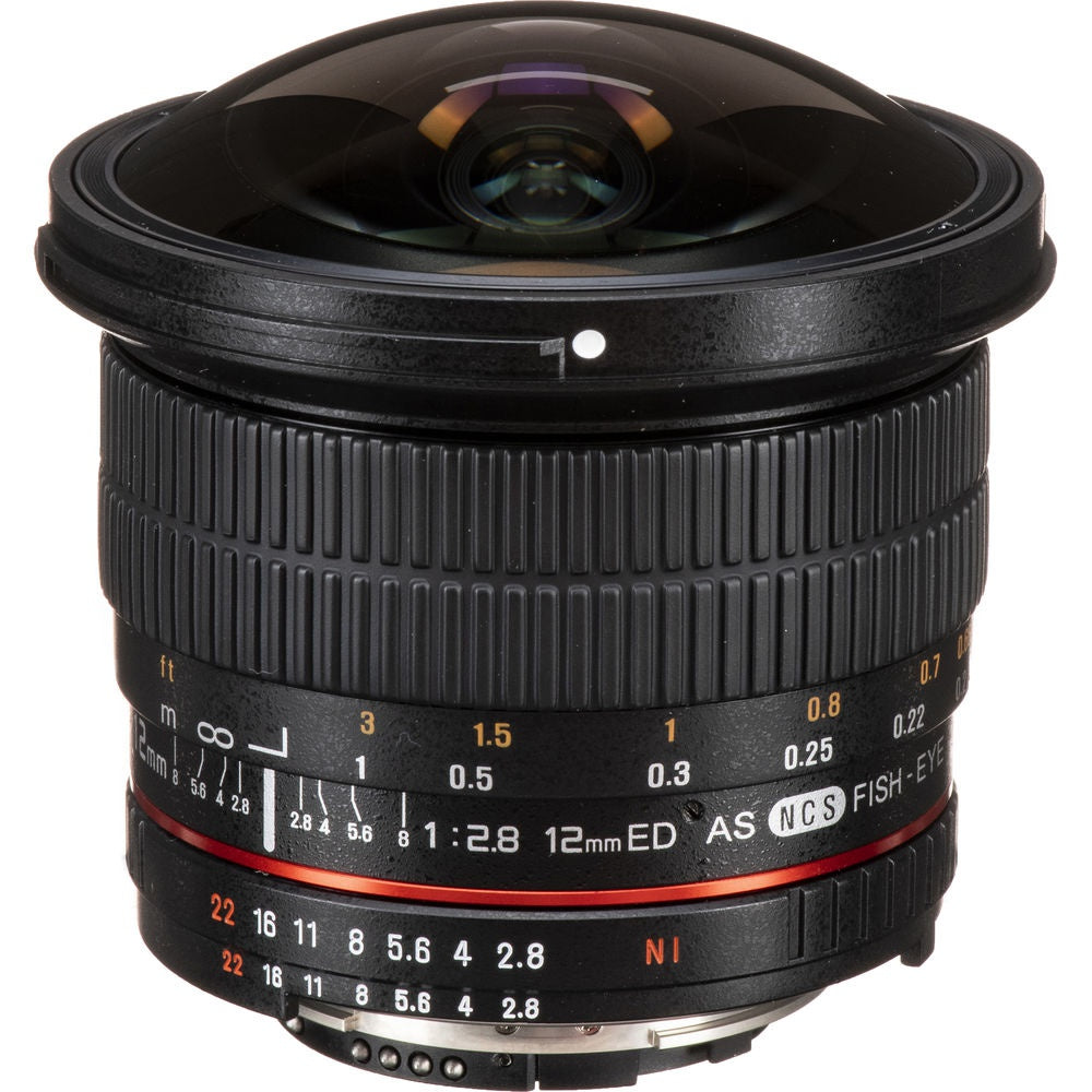 Samyang Brand Photography MF Lens 12MM F2.8 Nikon AE