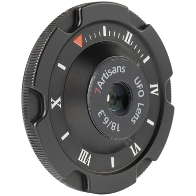 7artisans Photoelectric 18mm F6.3 Ufo Lens for Fujifilm X Black
