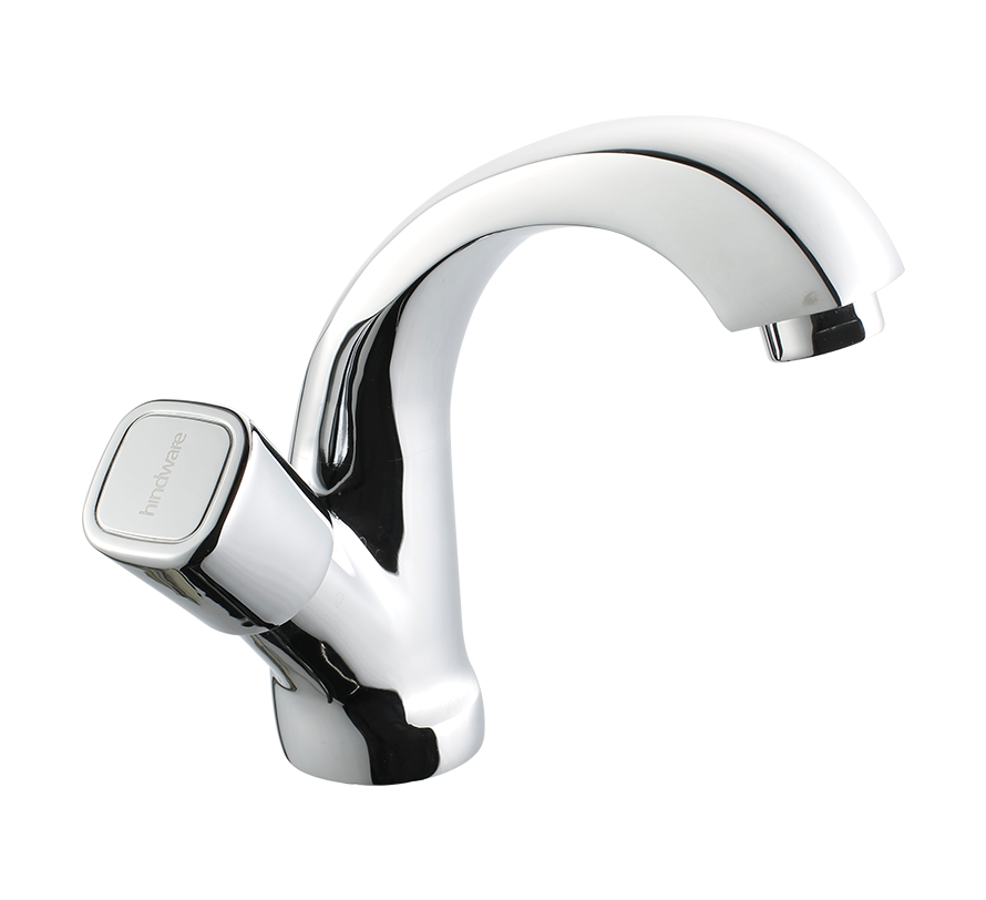 Hindware Dove Swan Neck Tap With Left Hand Operating Knob (F740012)
