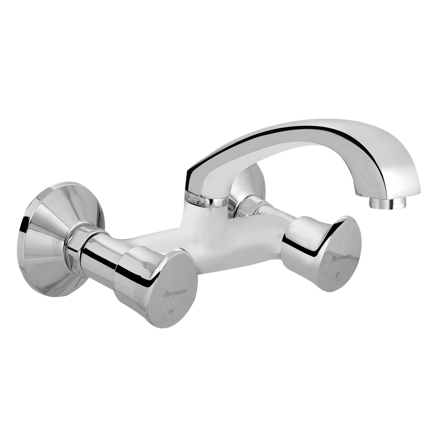 Parryware G4736A1 Droplet Wall Mounted Sink Mixer (Casted Brass Spout)