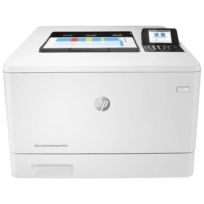 HP Color LaserJet Enterprise M455dn Duplex Printer 3PZ95A White