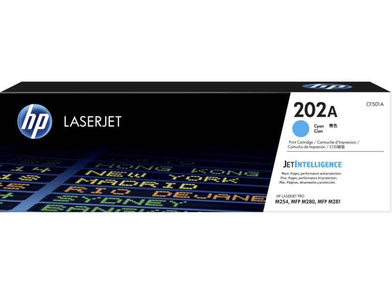 HP 202A Cyan LaserJet Toner Cartridge