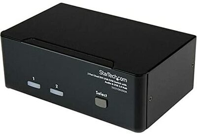 StarTech Com DVI KVM Switch With Audio & USB 2 0 Hub