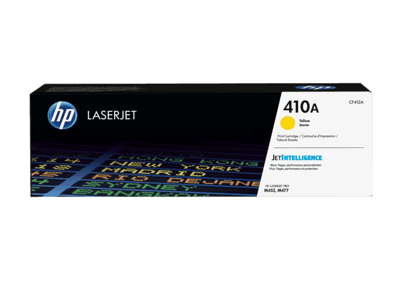 HP 410A पीला मूल लेजरजेट कार्ट्रिज