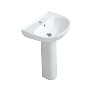 Jaquar Wall Hung Basin with Full Pedestal FLS-WHT-5801