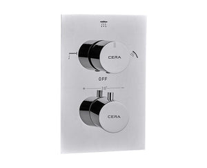 Cera Thermostatic 3 Way Diverter Round Exposed Part F8015742CH