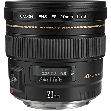 प्रयुक्त Canon EF 20mm f/2.8 USM वाइड-एंगल फिक्स्ड लेंस