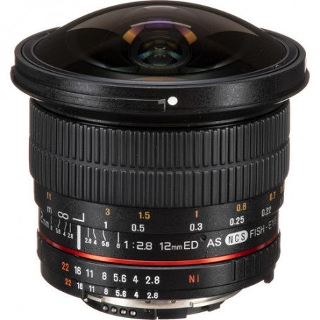 Samyang 12mm F 2.8 Ed as Ncs Fisheye Lens for Nikon F Mount