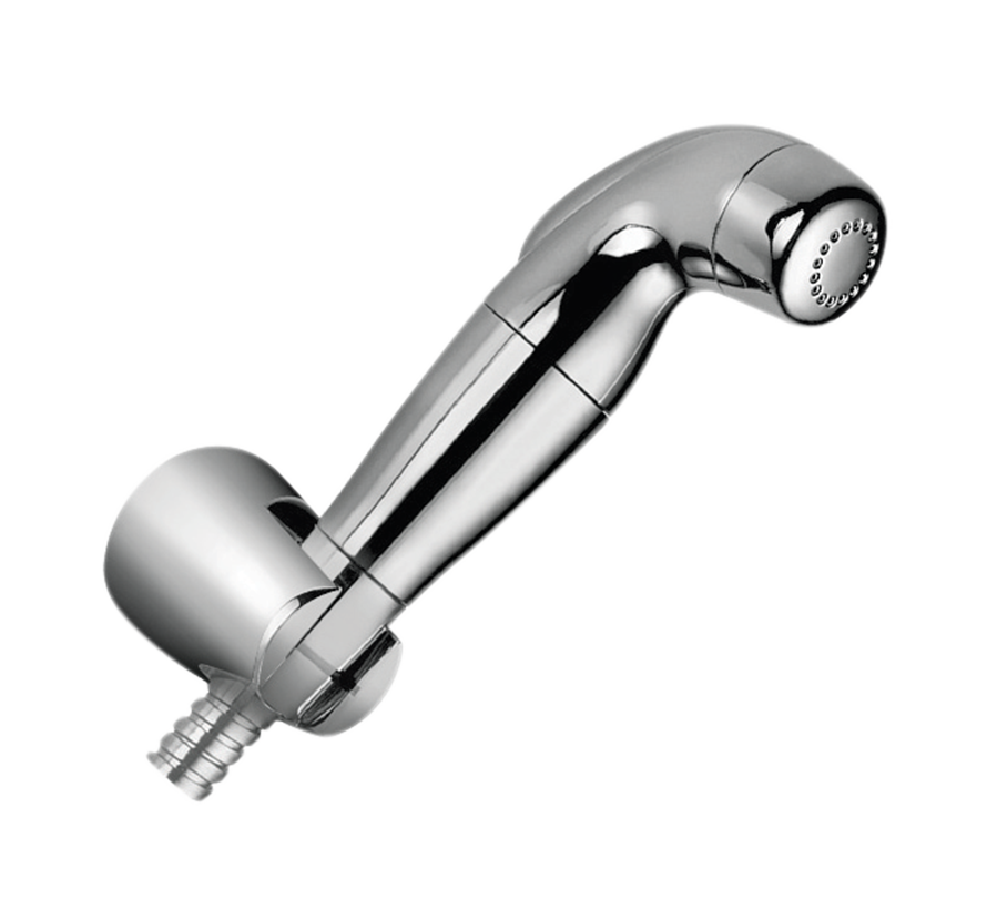 Hindware Health Faucet ABS with Double Lock 1.2 m SS Flexible Hose & Wall Hook (F160001)