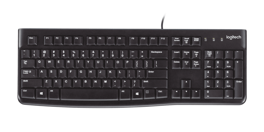 लॉजिटेक K120 कॉर्डेड कीबोर्ड