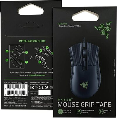 Razer Mouse Grip Tape For Razer DeathAdder V2 Mini Anti Slip Grip Tape