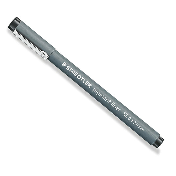 Detec™ Staedtler Pigmentliner pen 2.0 mm Black Ink with Chisel tip