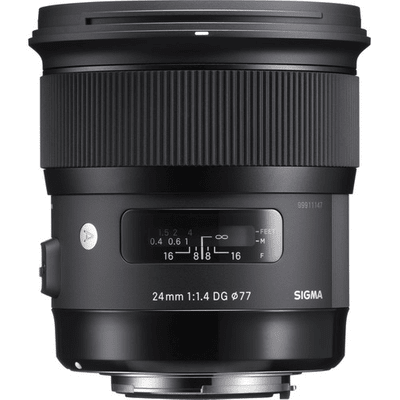 Canon Ef के लिए सिग्मा 24mm F1.4 Dg Hsm आर्ट लेंस