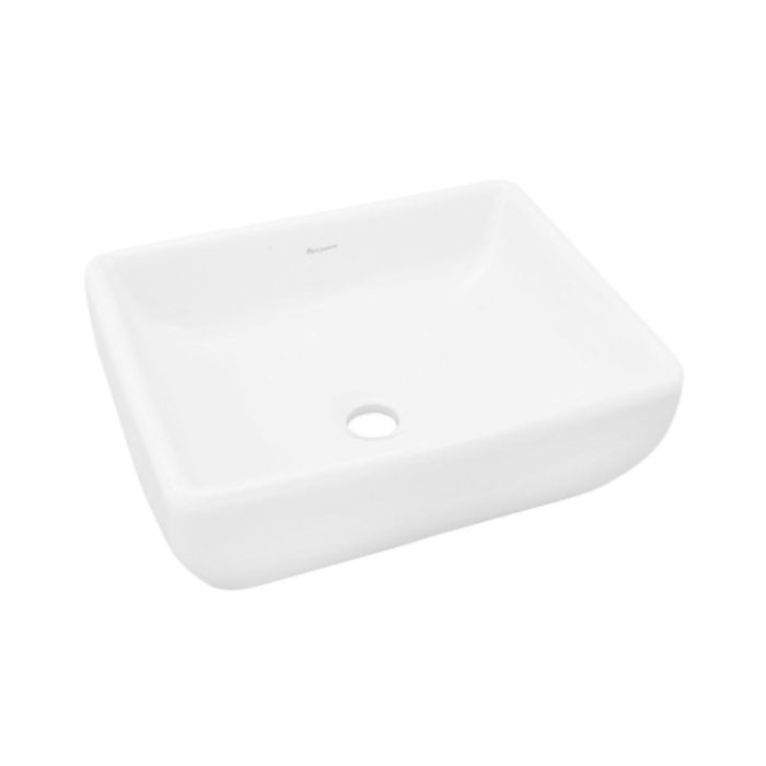 Parryware Table Top Rectangle Shaped White Basin Area Pristine Iv C041F