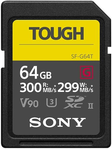 Sony  SF-G series TOUGH Specification SF-G SERIES T 64 GB