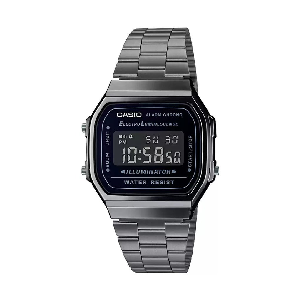Casio Vintage Digital A168WGG 1BDF D182 Grey Unisex Watch