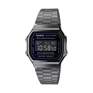 Casio Vintage Digital A168WGG 1BDF D182 Grey Unisex Watch
