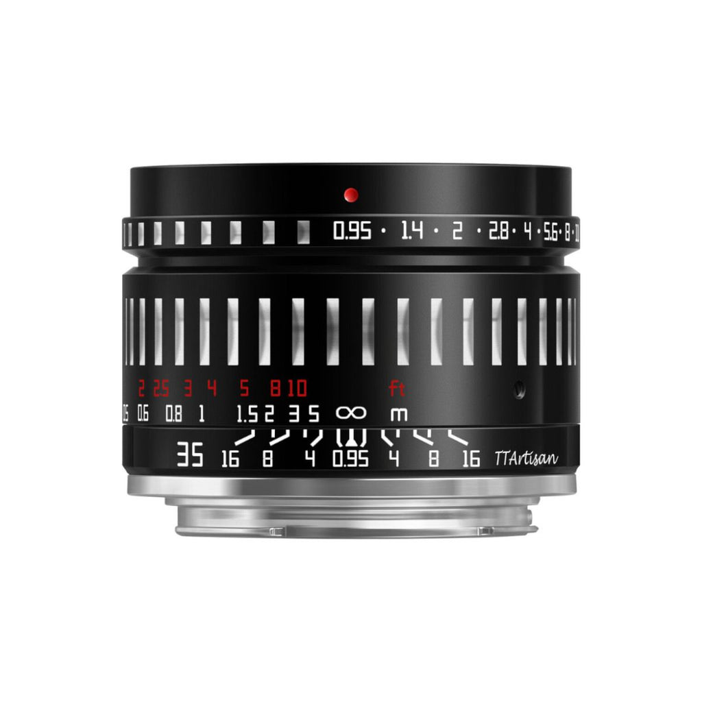 Nikon Z / APS-C / ब्लैक + सिल्वर के लिए TTArtisan 35mm f/0.95 लेंस