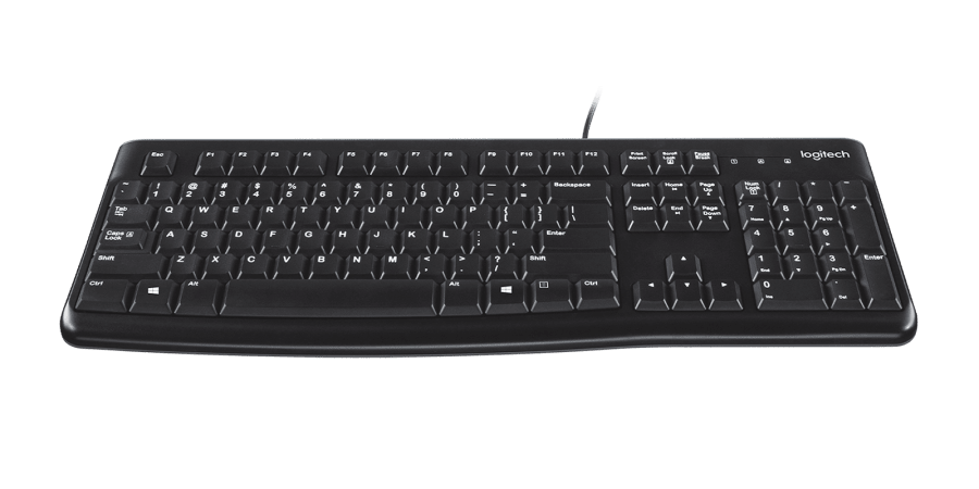 लॉजिटेक K120 कॉर्डेड कीबोर्ड